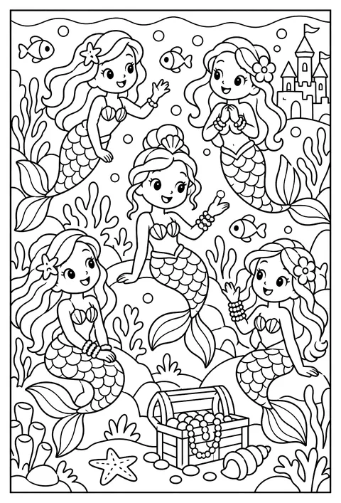 Count-and-color coloring page